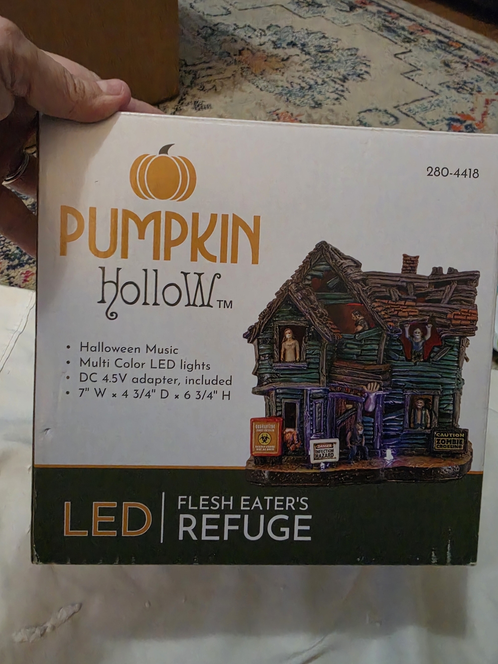 Pumpkin Hollow LED Flesh Eater's Refuge - Nib, Works